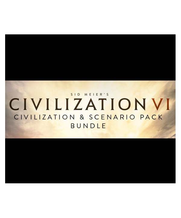 Sid Meier s Civilization VI - Civilization & Scenario Pack Bundle Steam Key GLOBAL